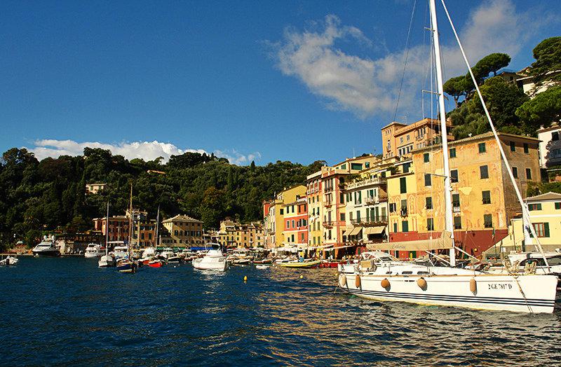 Le beau port de Portofino