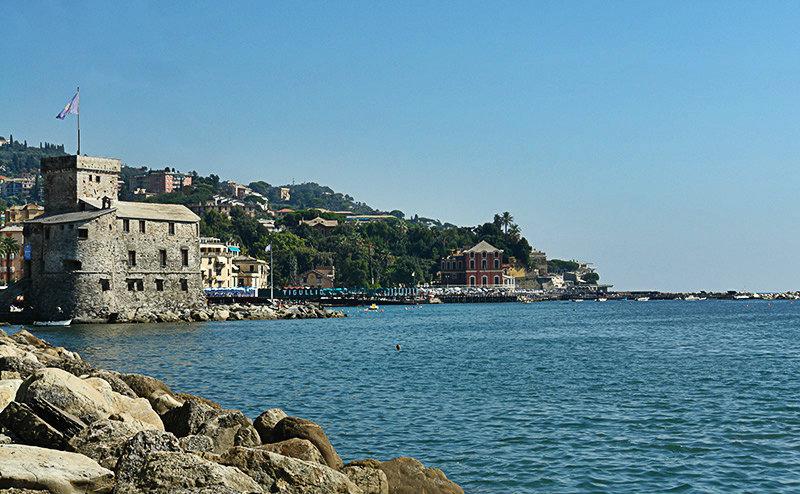 Une belle vue sur la mer Ã  Rapallo